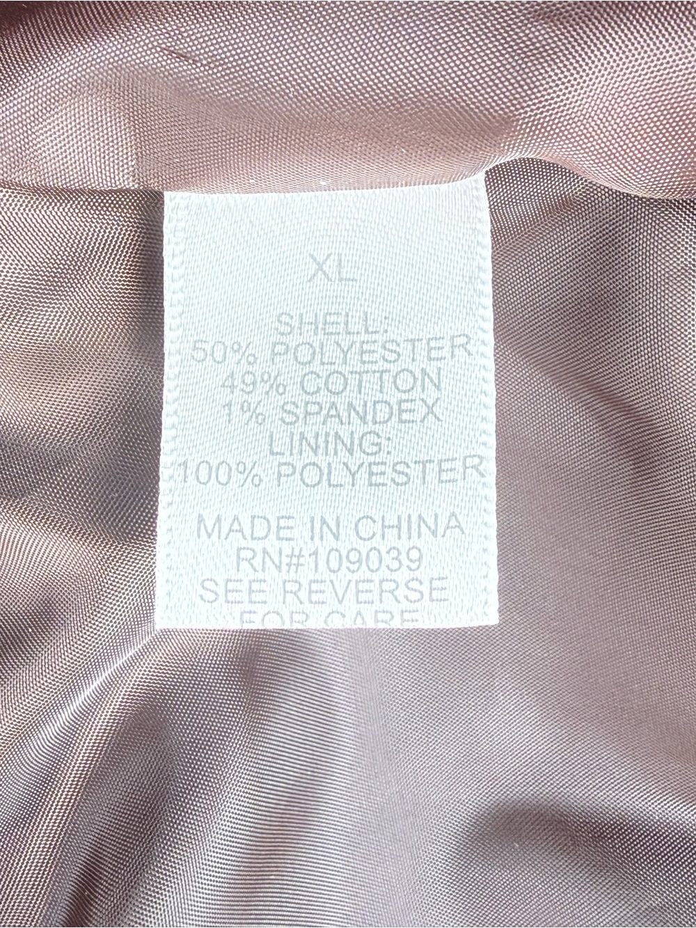 dressbarn Taupe Button-Front Ruffle Hem Shirt Jacket - Picture 4 of 5